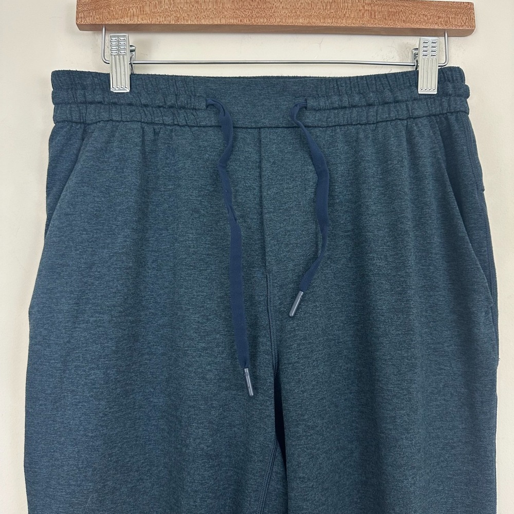 Lululemon Soft Jersey Tapered Pants Joggers Heather Blue Stretch Leg Mens Small